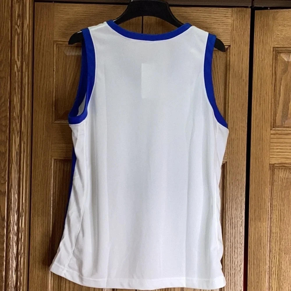 Nike White and Blue basketball jersey , Athletic Tank top. Women’s XL  ❗️NEW❗️